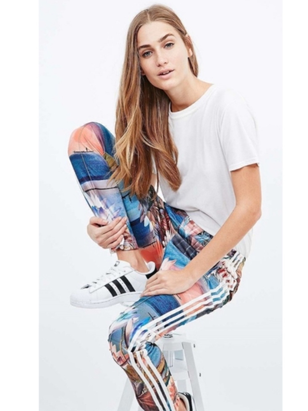 Rare Adidas X Farm Rio Curso d’Agua Firebird Lotus Track Pants XS - Picture 6 of 15